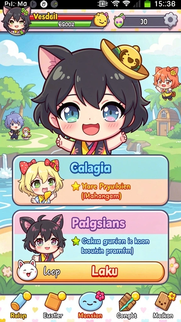 hokigame - Fitur komunitas yang memungkinkan interaksi antar pemain.