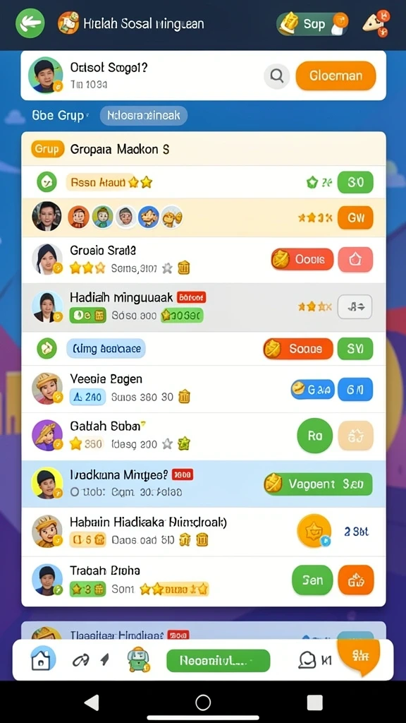 miototo - Tampilan awal MIOTOTO yang penuh warna.