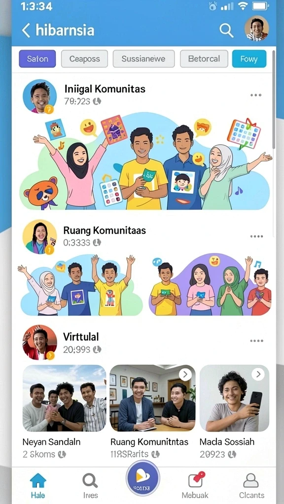 pakde4d - Fitur interaksi sosial yang membangun komunitas lebih baik.